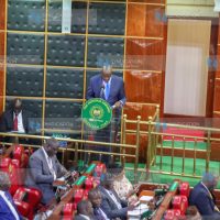 Education Cabinet Secretary Ezekiel Machogu before the National Assembly