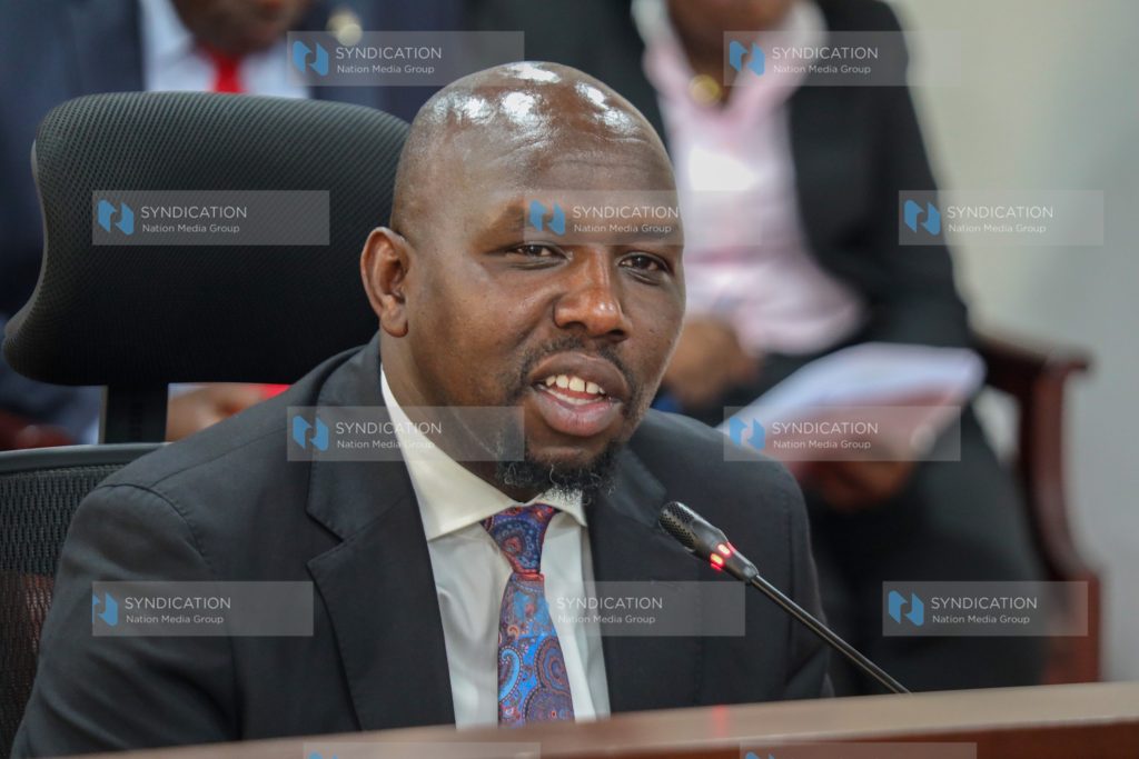 Kenyan Cabinet Secretary Interior and National Administration Onesimus Kipchumba Murkomen