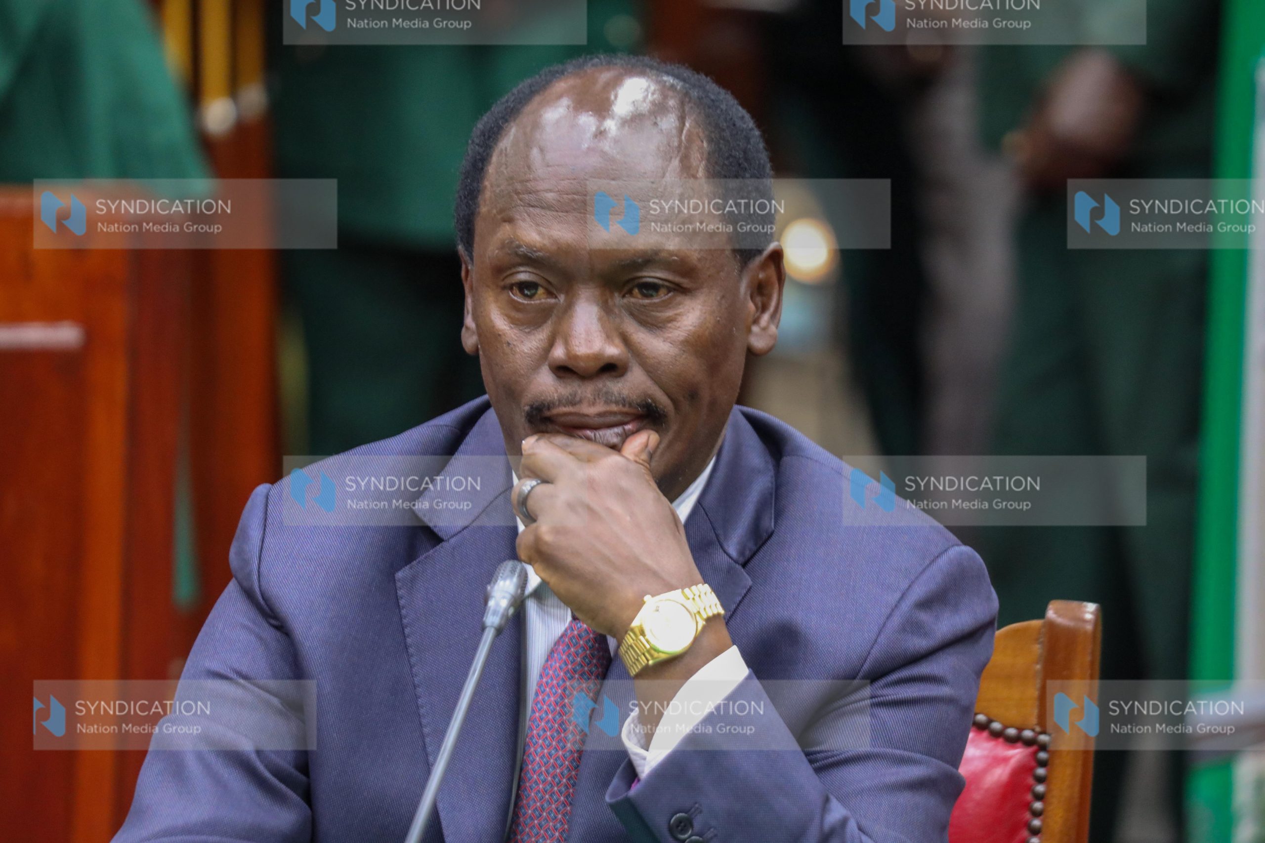 William Kabogo appearing before the National Assembly Committee