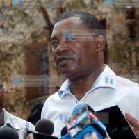 National Assembly Speaker Justin Muturi addresses journalists