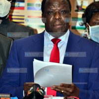 Council of Governors (CoG) Chairperson and Kakamega County Governor Wycliffe Oparanya addressing a media briefing