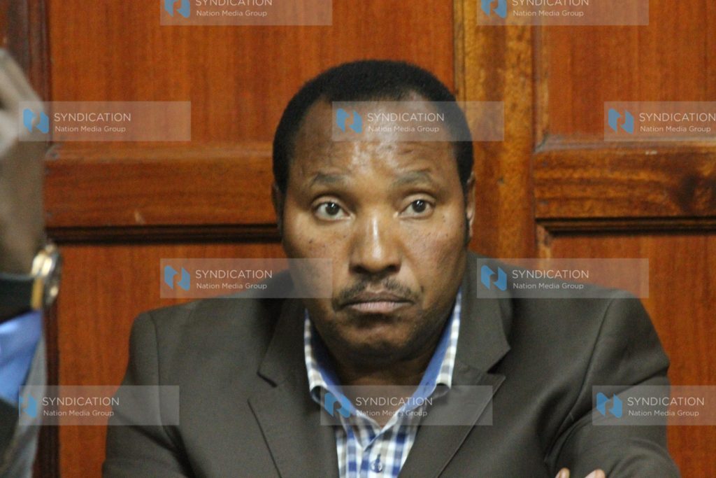Kabete MP Ferdinand Waititu in a Nairobi court