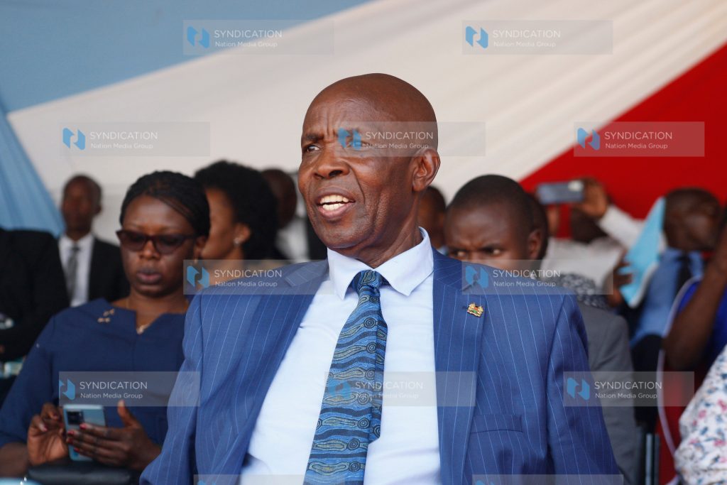Education CS Ezekiel Machogu at Kabianga University