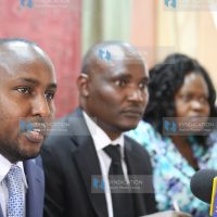 Press at Parliament Buildings