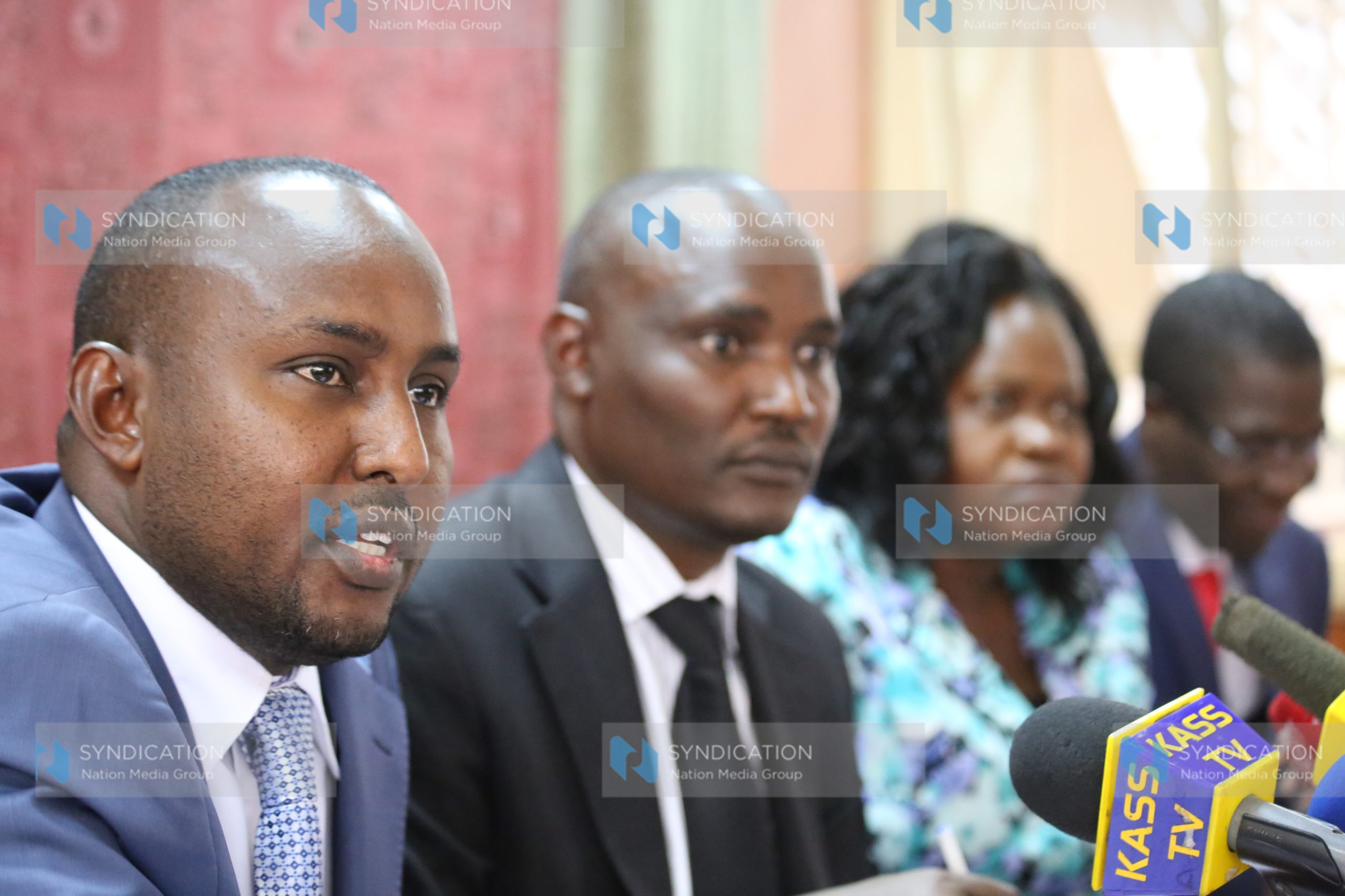 Press at Parliament Buildings
