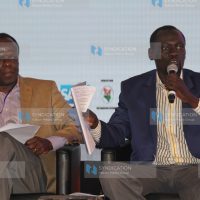 Governors Wycliffe Oparanya and Josphat Nanok address delegates