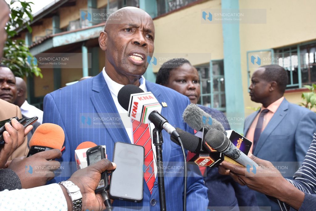 Education Cabinet Secretary Ezekiel Machogu