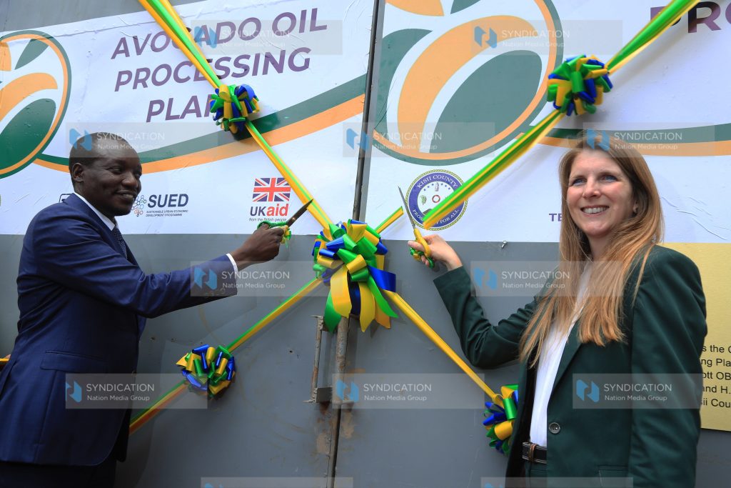 Commissioning of an avocado oil processing plant in Kisii