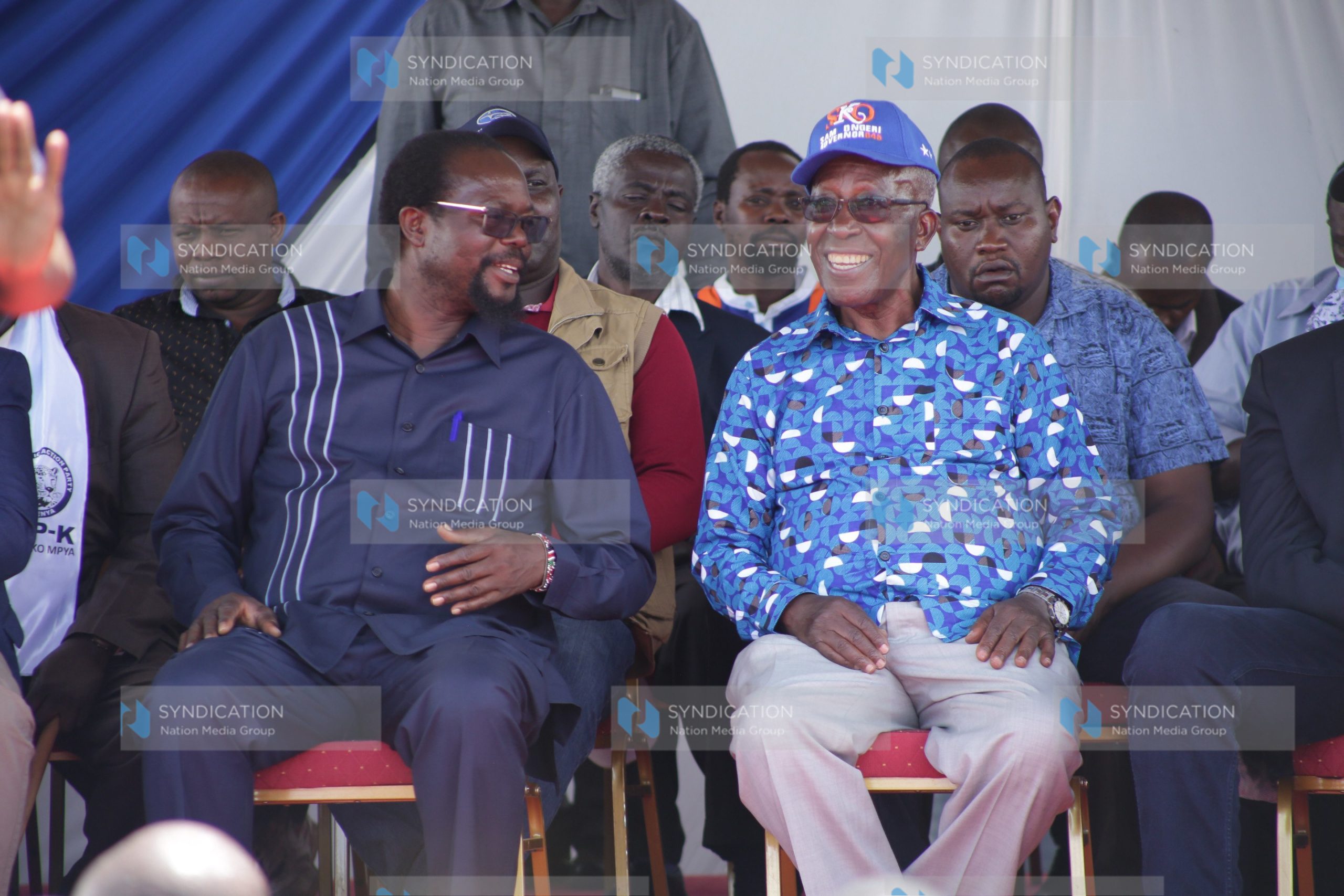 Kisii Senator Sam Ongeri and DAP-K Party Leader Wafula Wamunyinyi