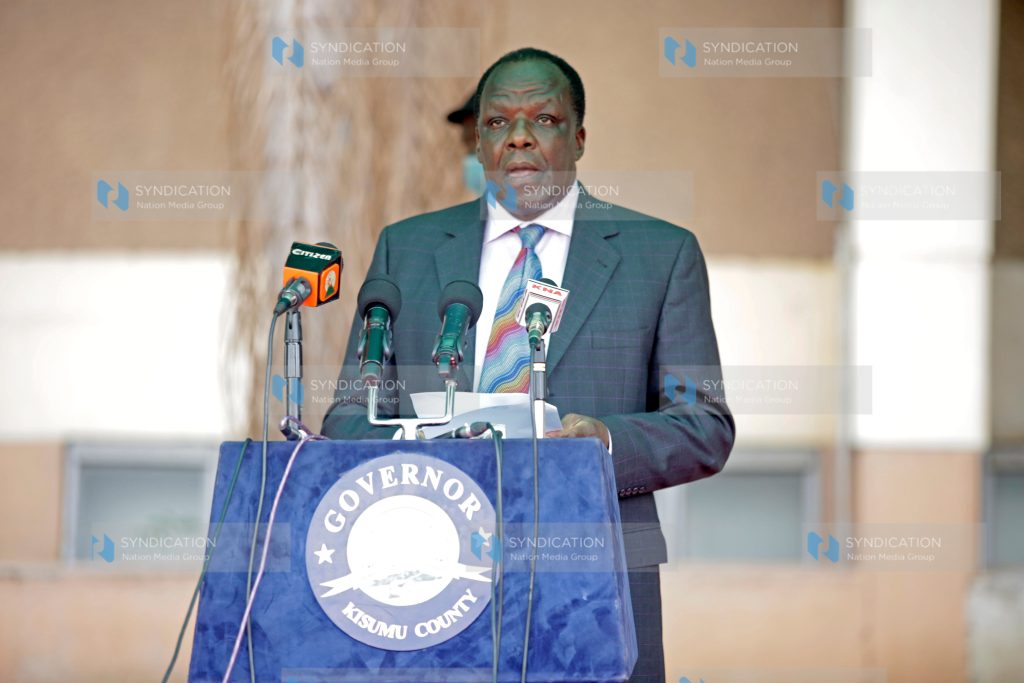 Kakamega Governor Wycliffe Oparanya