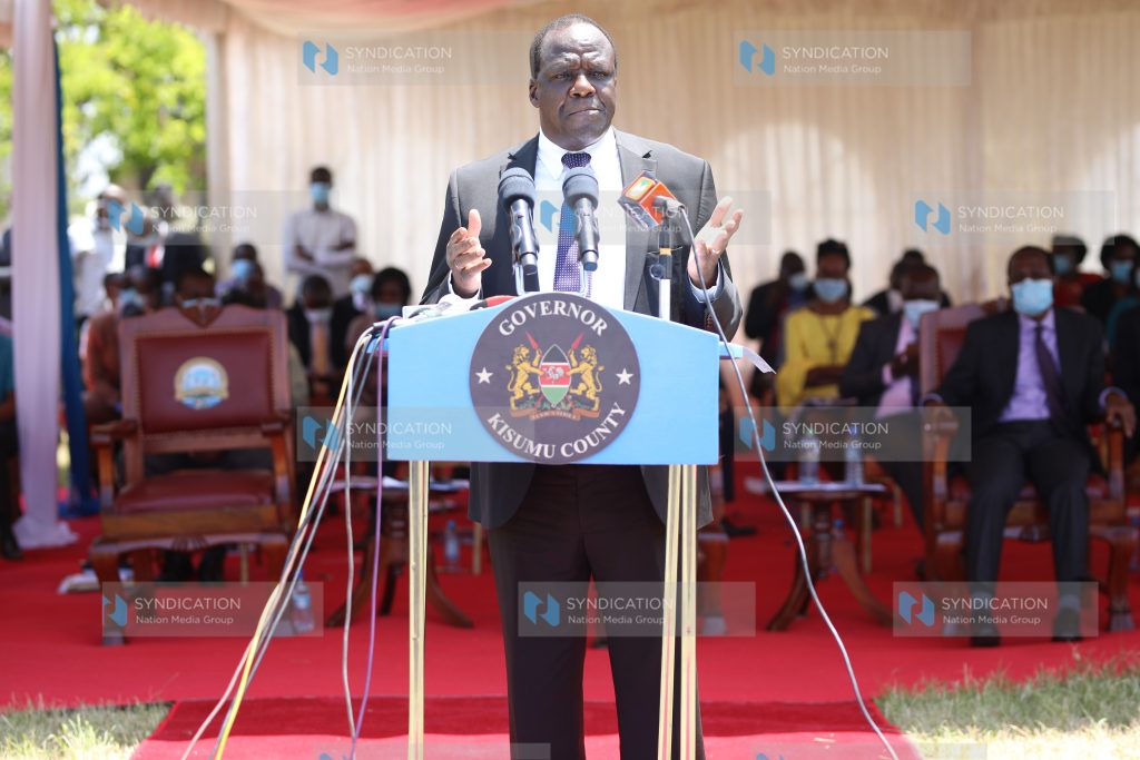 Council of Governors Chair Wycliffe Oparanya