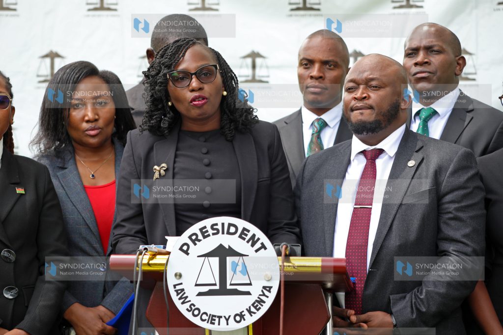 Law society of Kenya President Faith Odhiambo