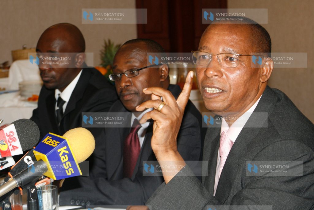 The newly appointed Justice and constitutional affairs minister Mutula Kilonzo