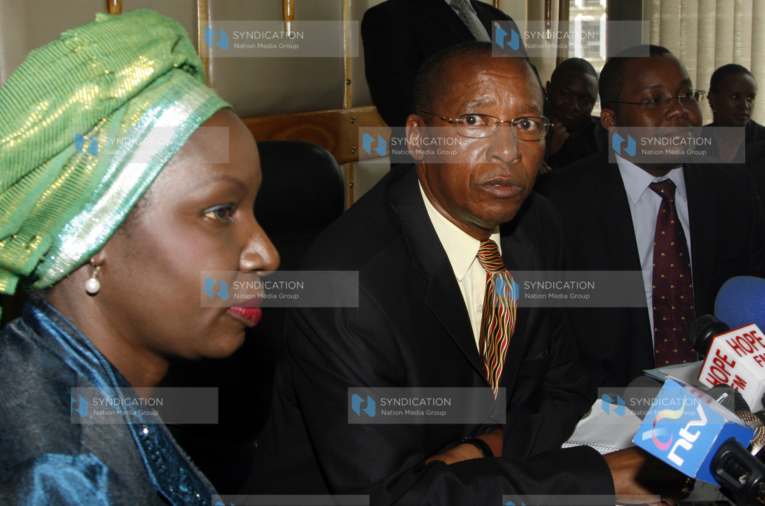 The minister for justice Mutula Kilonzo