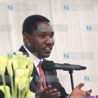 Meru Governor Peter Munya addresses mourners