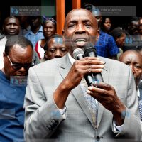 Education Cabinet Secretary Ezekiel Machogu addressing students