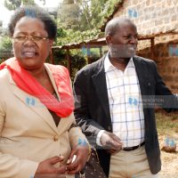 Kandara Member of Parliament Alice Wahome and her Kigumo counterpart Jamleck Kamau