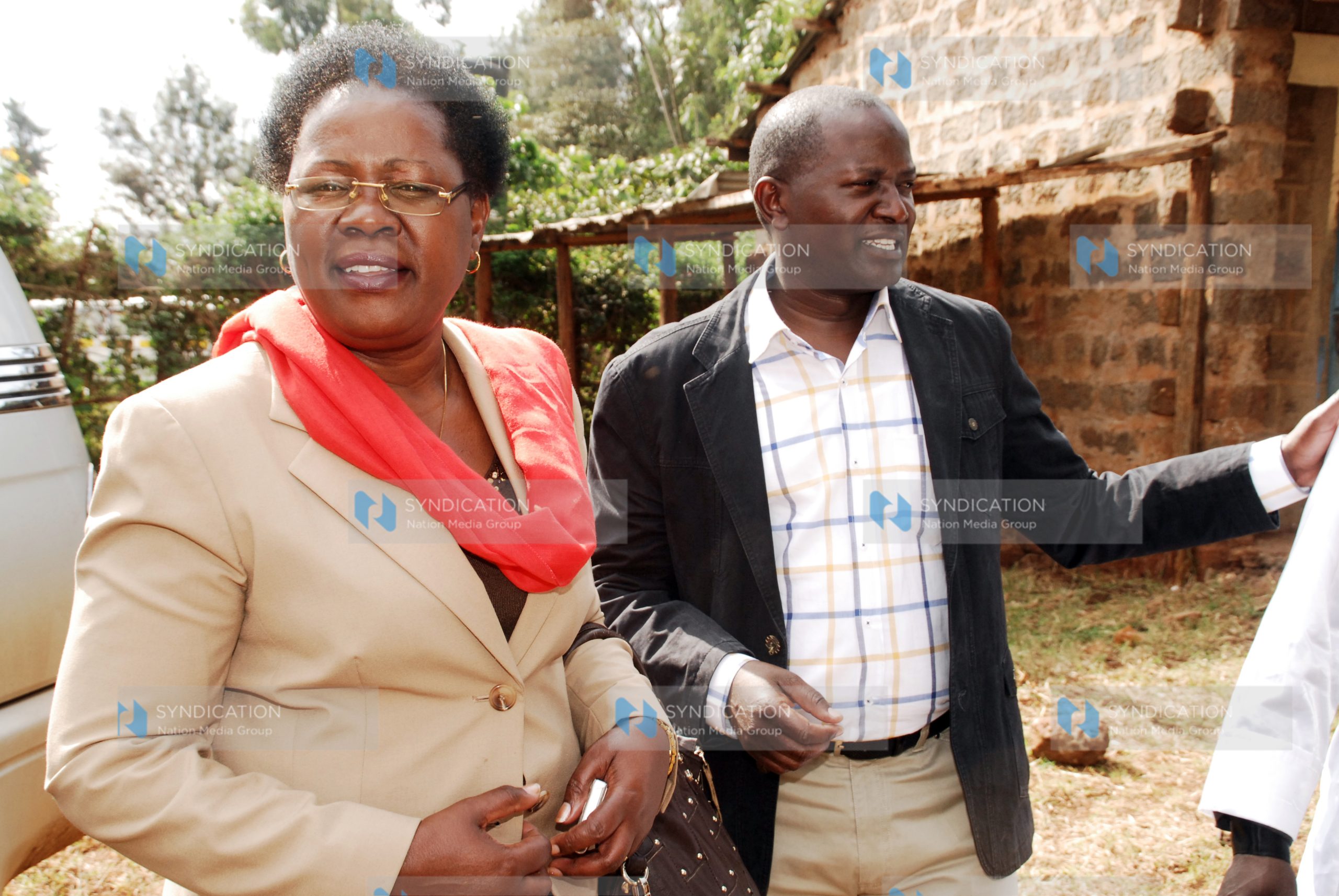 Kandara Member of Parliament Alice Wahome and her Kigumo counterpart Jamleck Kamau
