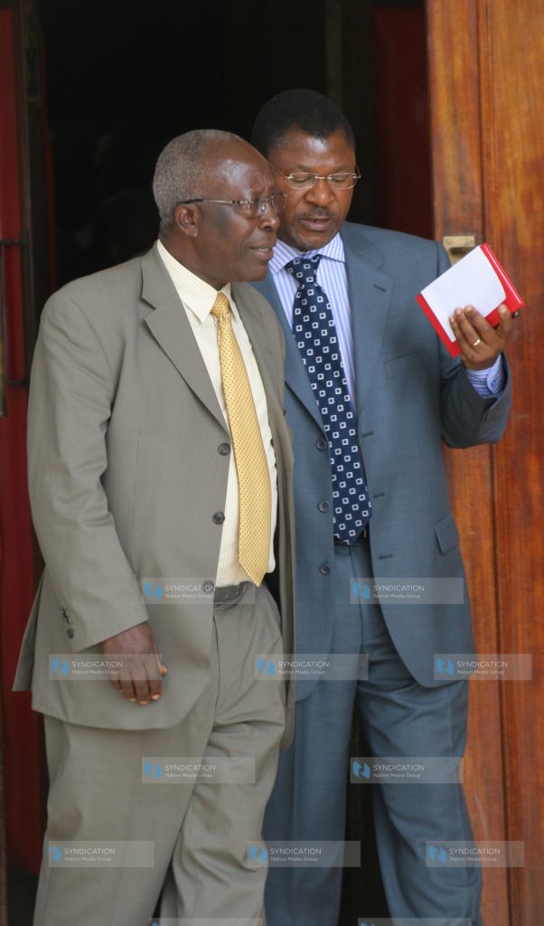 PNU members of parliament Sam Ongeri and Moses Watengula