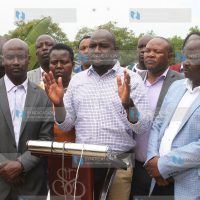 Rift Valley leaders address journalists