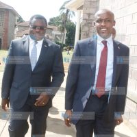 Senate Speaker Kenneth Lusaka and Makueni Senator Mutula Kilonzo Jr
