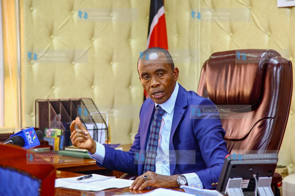 Kiambu County Governor Kimani Wamatangi