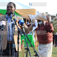 Agriculture Cabinet Secretary Peter Munya addresses tea farmers