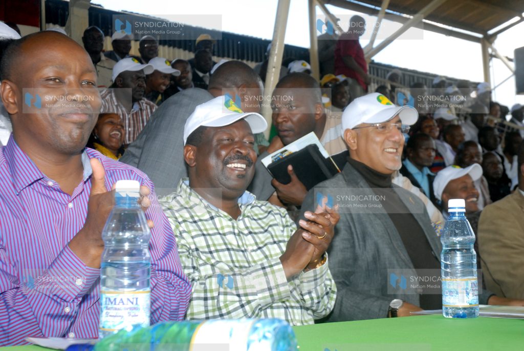 A rally at Afraha Stadium in Nakuru
