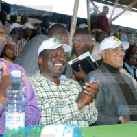 A rally at Afraha Stadium in Nakuru
