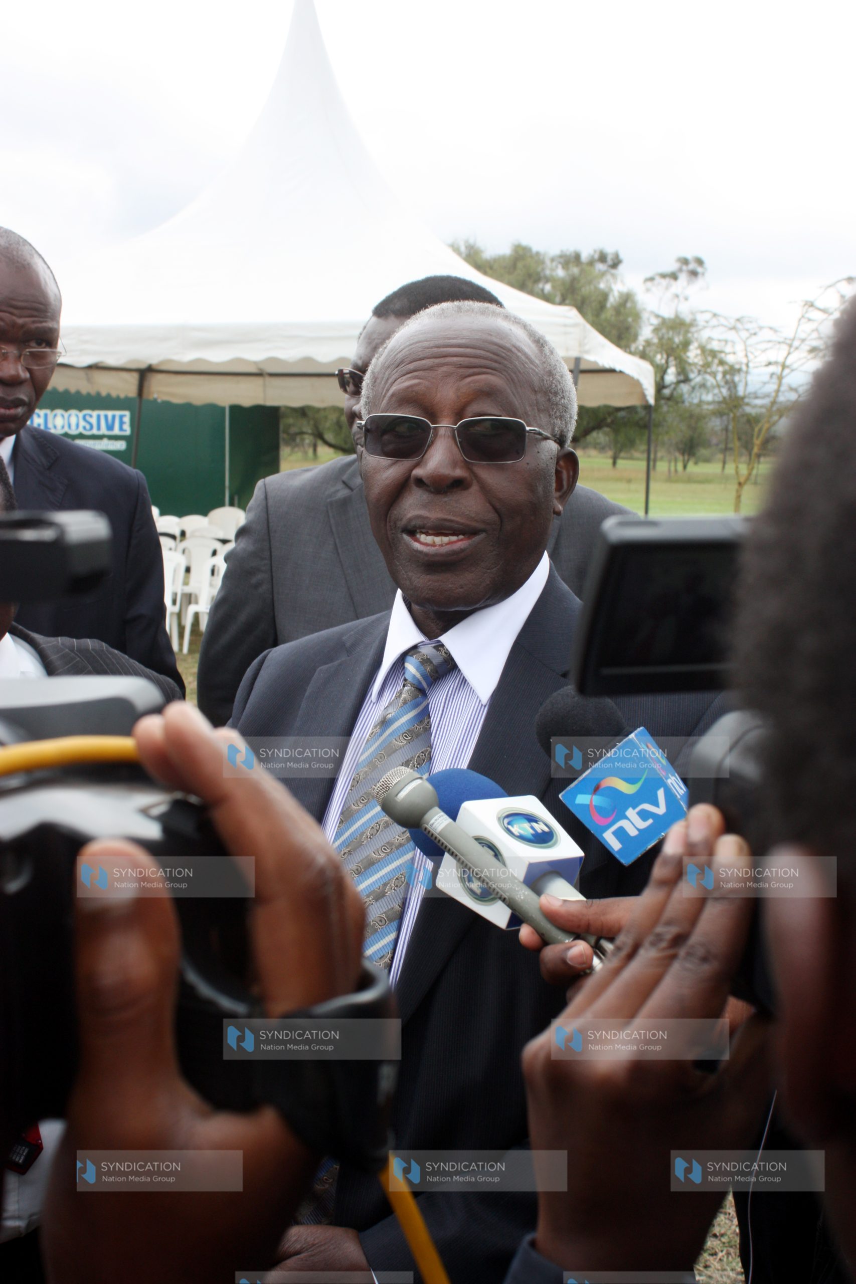 Education minister Sam Ongeri addresses Journalists