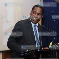 Peter Munya giving his speech