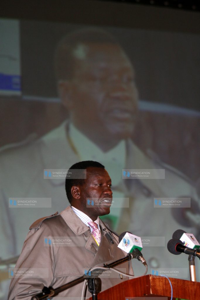 Commissioner Davis Chirchir announces some of the final results from constituencies
