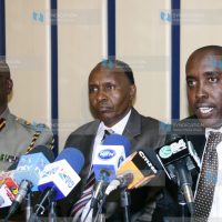 Inspector General David Kimaiyo, Interior Ministry Principal Secretary Nominee Mutea Iringo, Interior Cabinet Secretary Joseph Ole Lenku