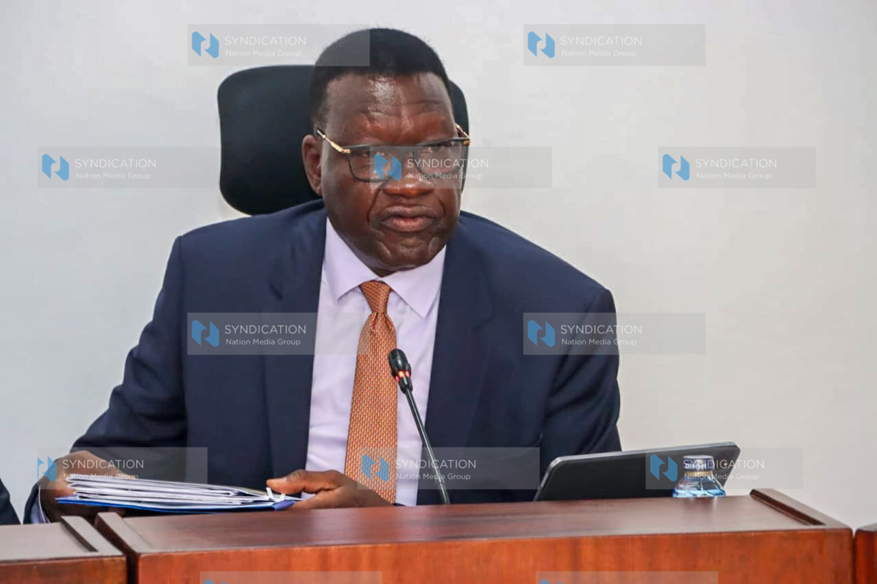 Davis Chirchir before the Senate Committee