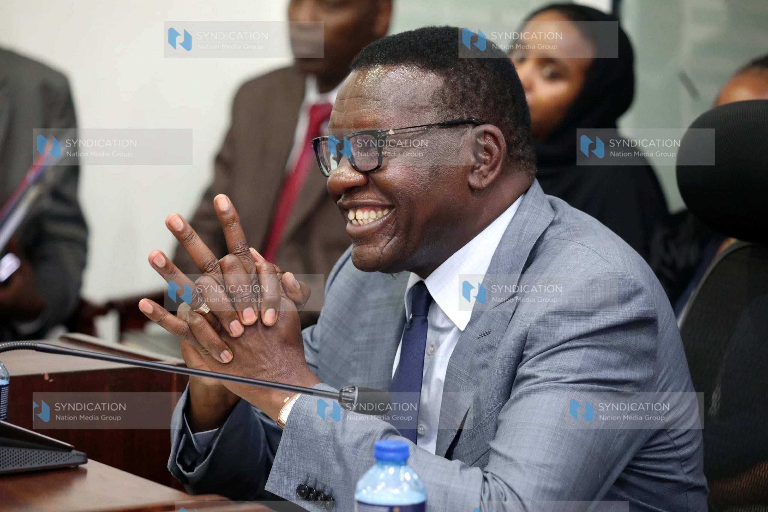 Davis Chirchir before the Senate Committee on Roads