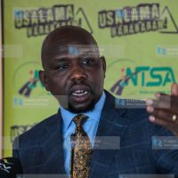 Kipchumba Murkomen at Mercure Hotel, Nairobi during the sector's stakeholders meeting