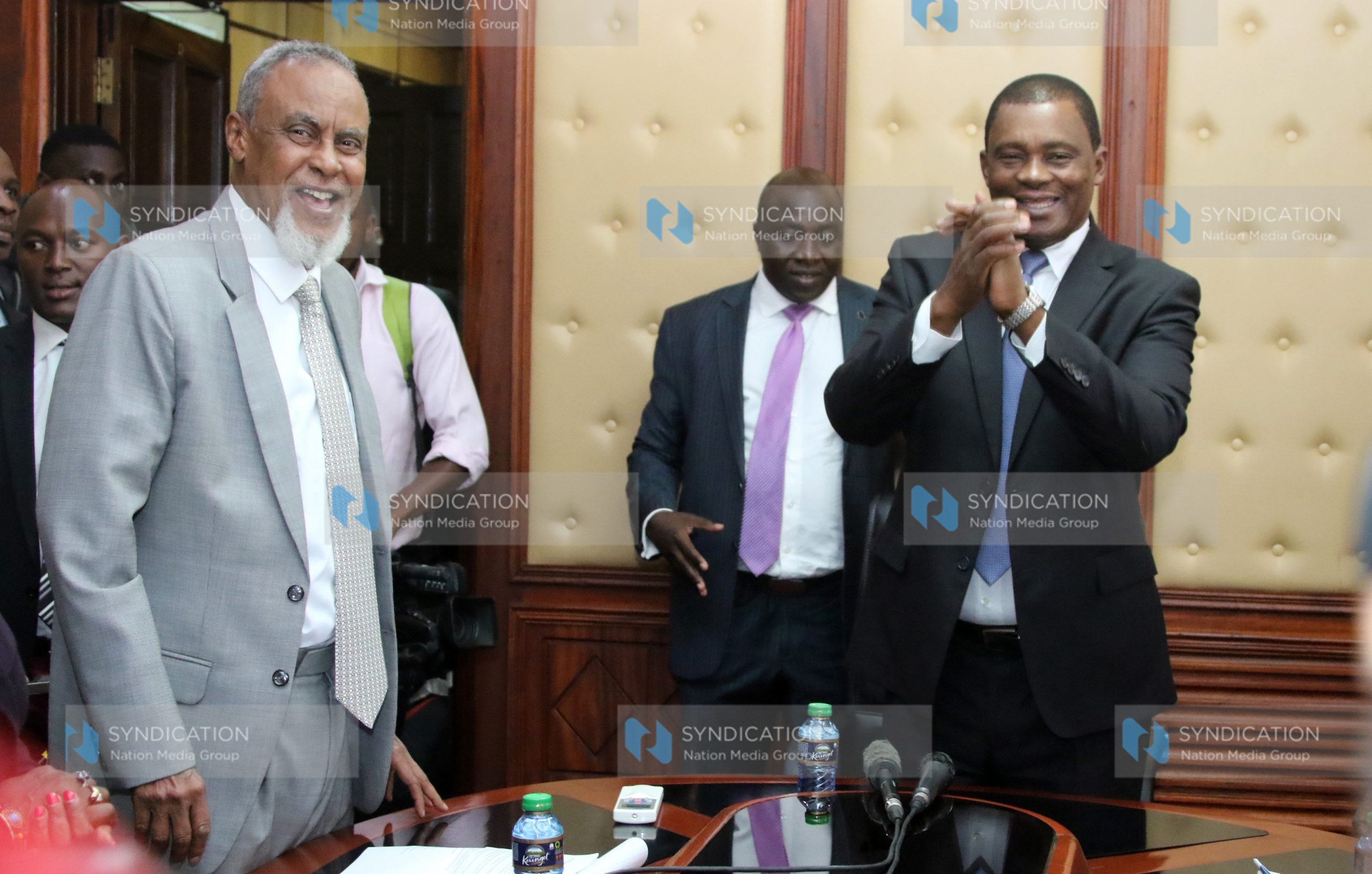 The BBI team was at Parliament to receive views from the Speaker