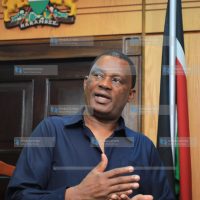 The Speaker of the National Assembly Justin Muturi