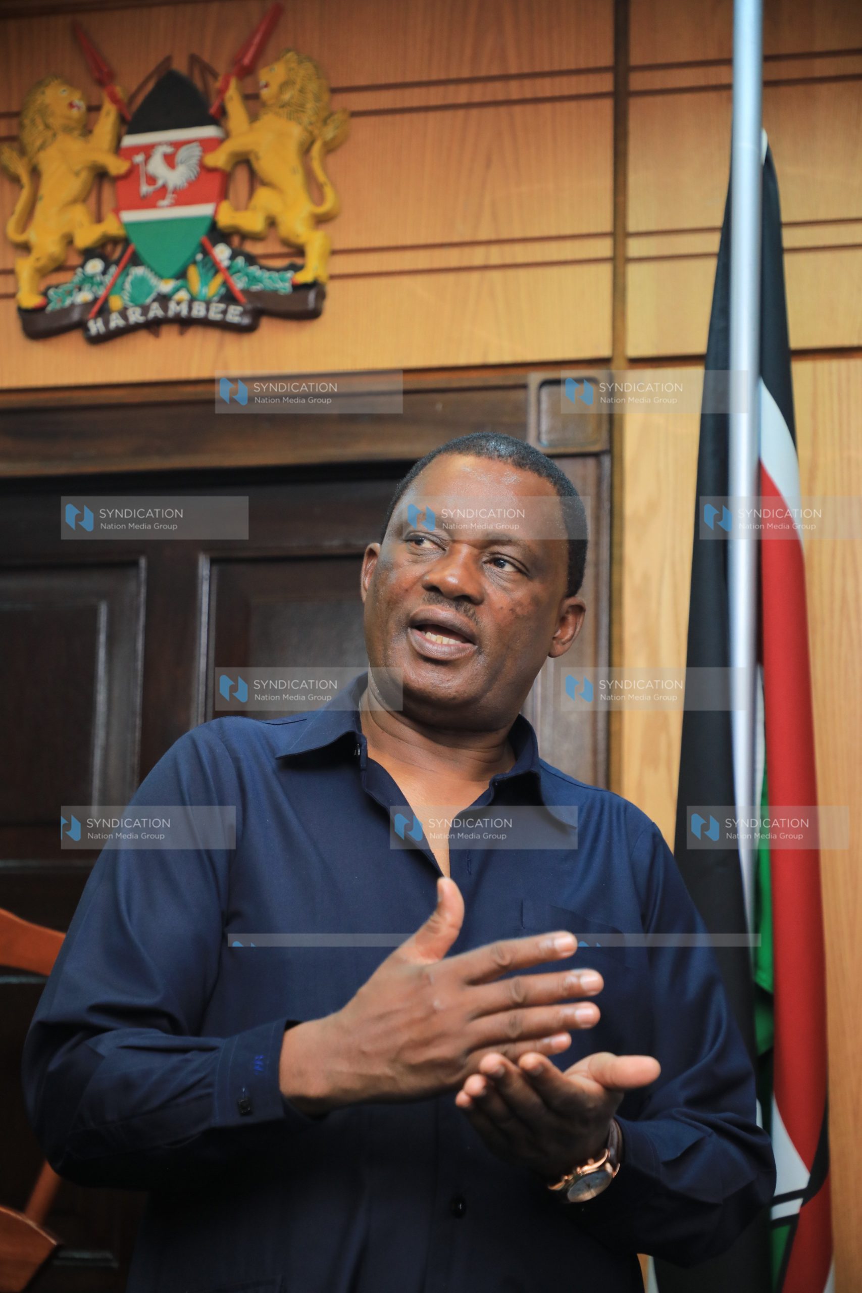 The Speaker of the National Assembly Justin Muturi