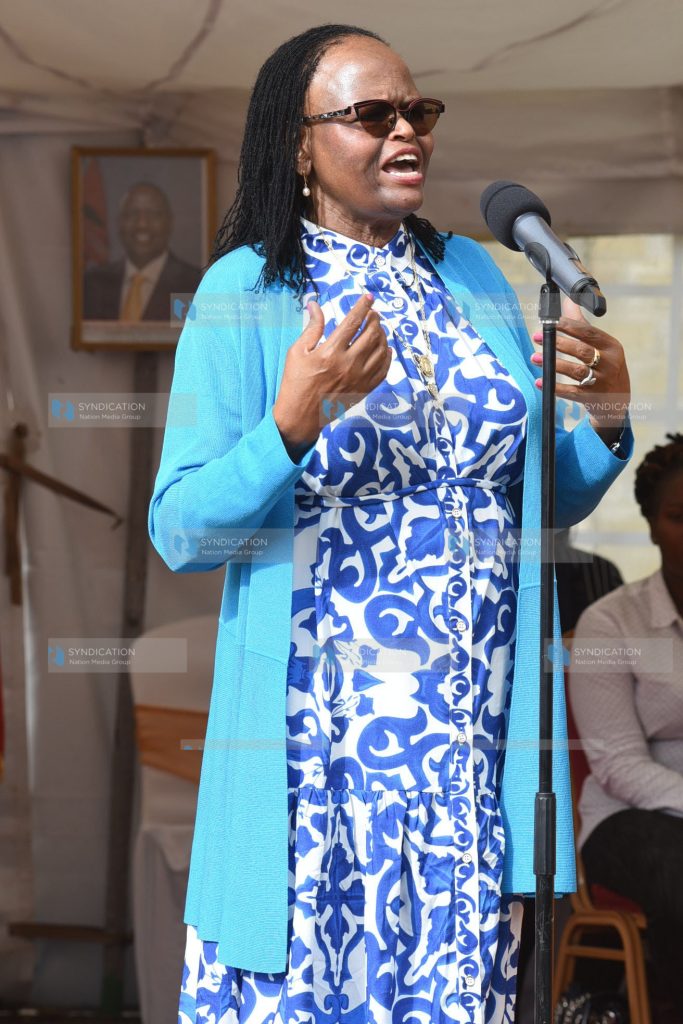 Chief Justice Martha Koome, during her visit at Eldoret Law Courts