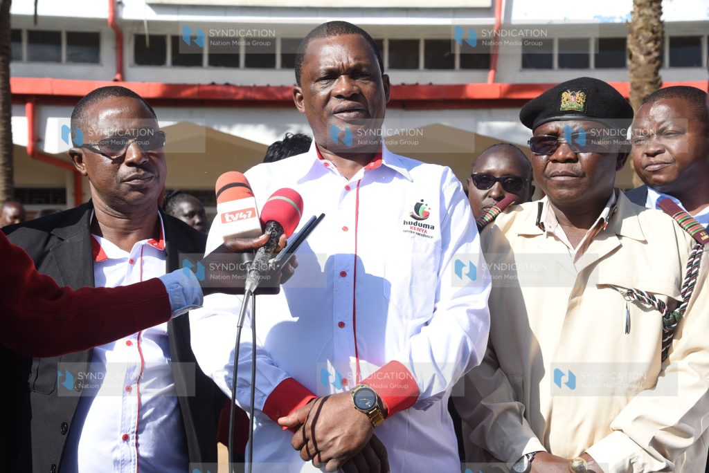Public Service and Human Capital Development Cabinet Secretary Justin Muturi