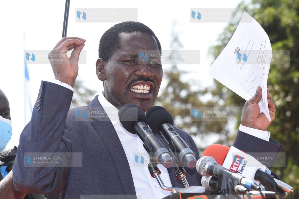 Agriculture Cabinet Secretary Peter Munya