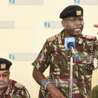 George Natembeya addresses security bosses in Elgeyo-Marakwet County