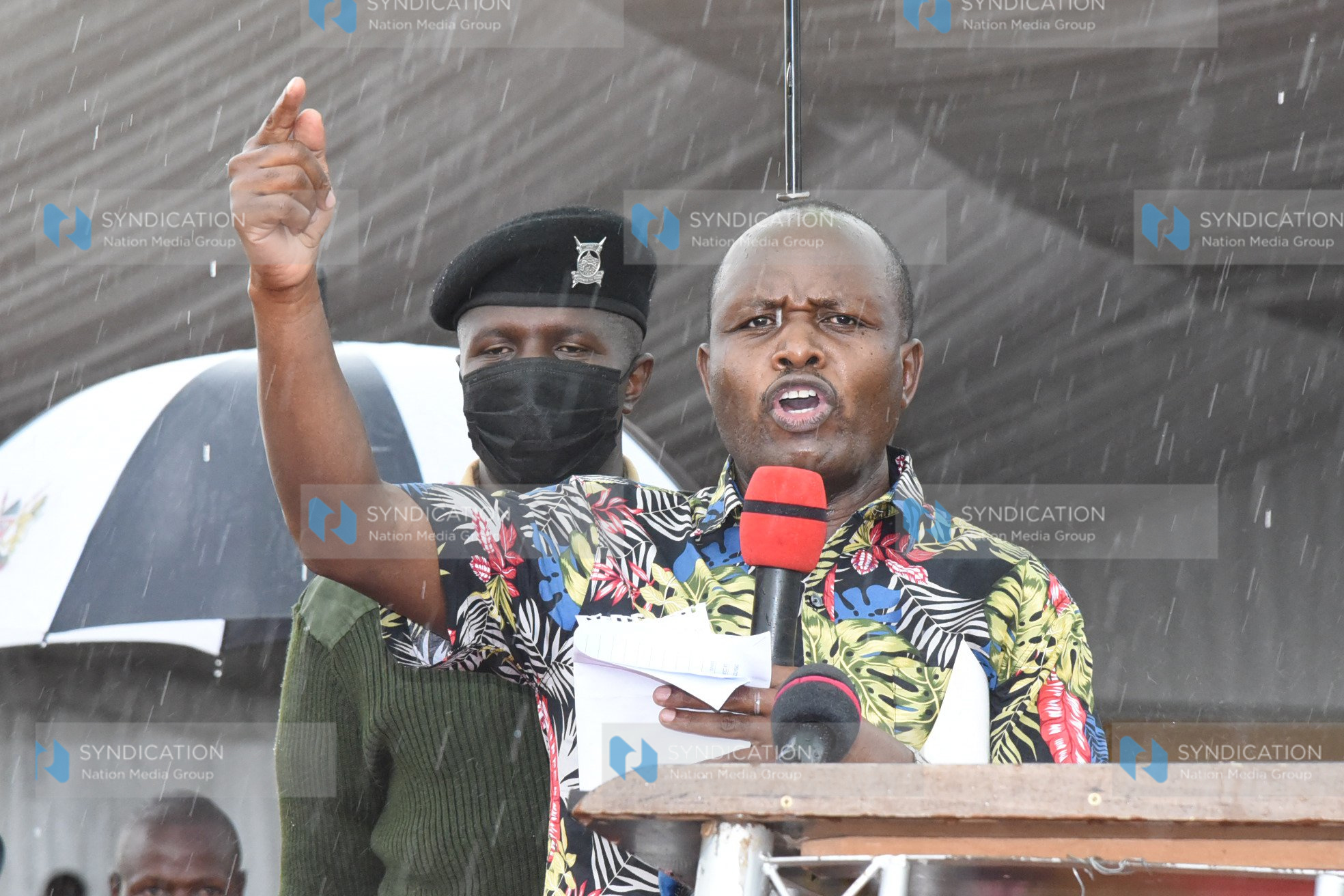 Burial ceremony of the late Orie Rogo Manduli