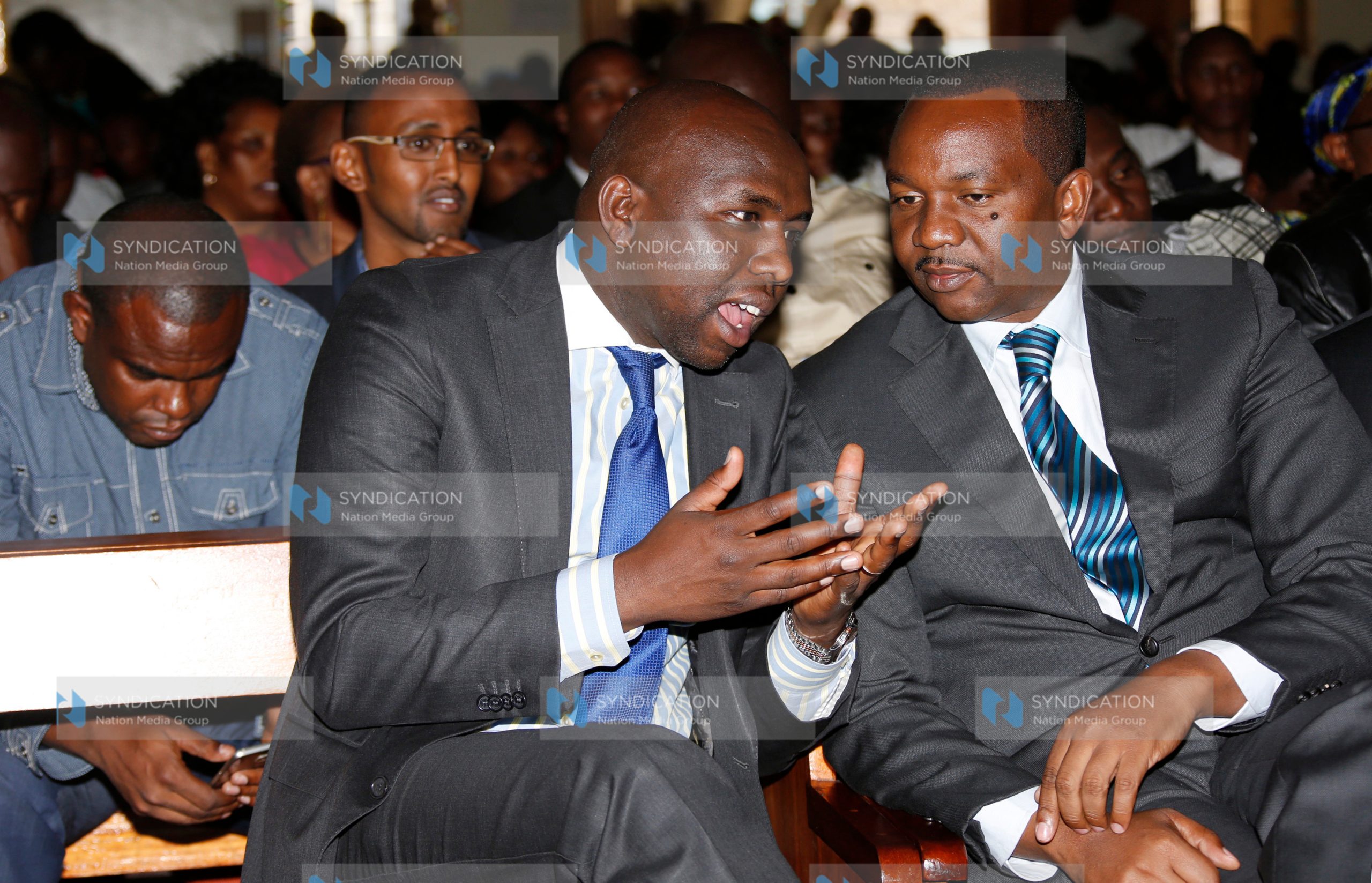 A church service at Mary Magdalene church in Ziwani estate