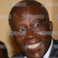 Prof. Sam Ongeri addressing a news conference