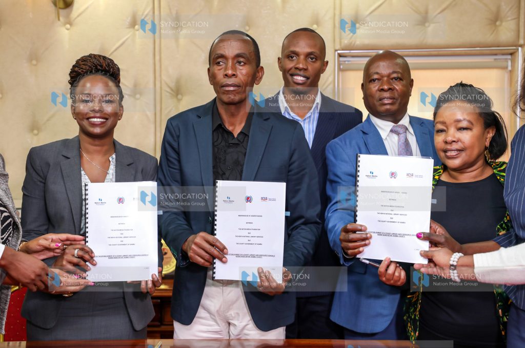 Nation Media Foundation, Kenya National Library Service, and the County Government of Kiambu