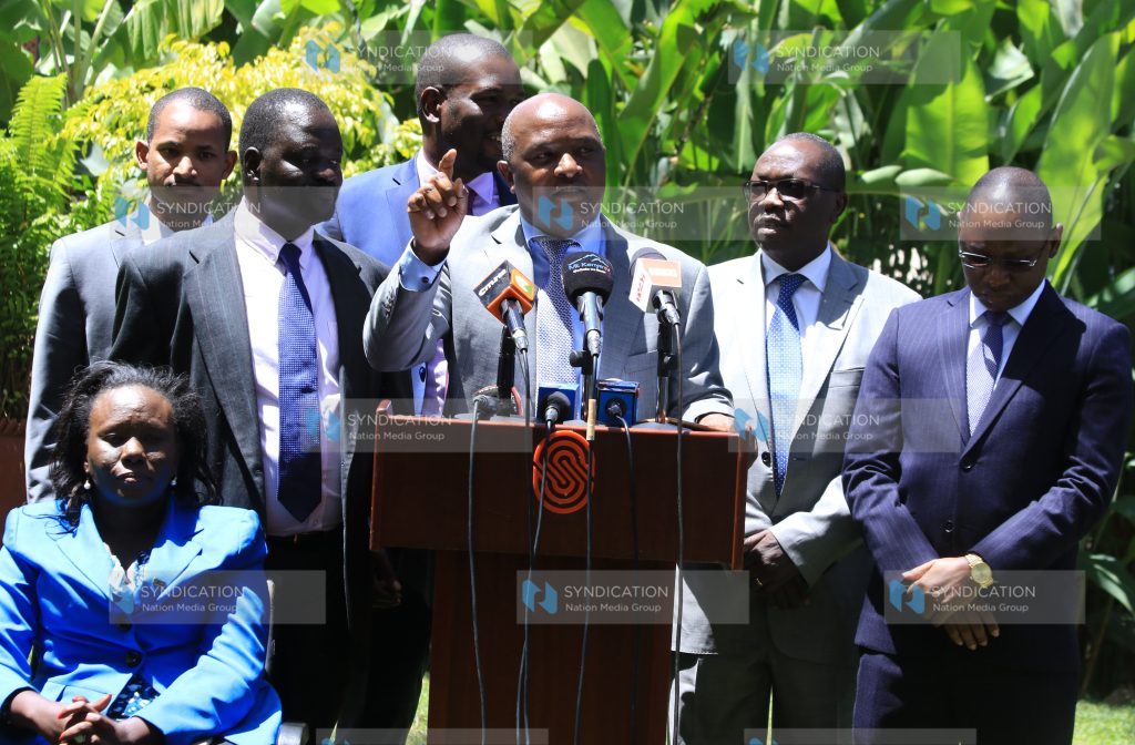Amani National Congress party [ANC] nominated MP Godfrey Osotsi