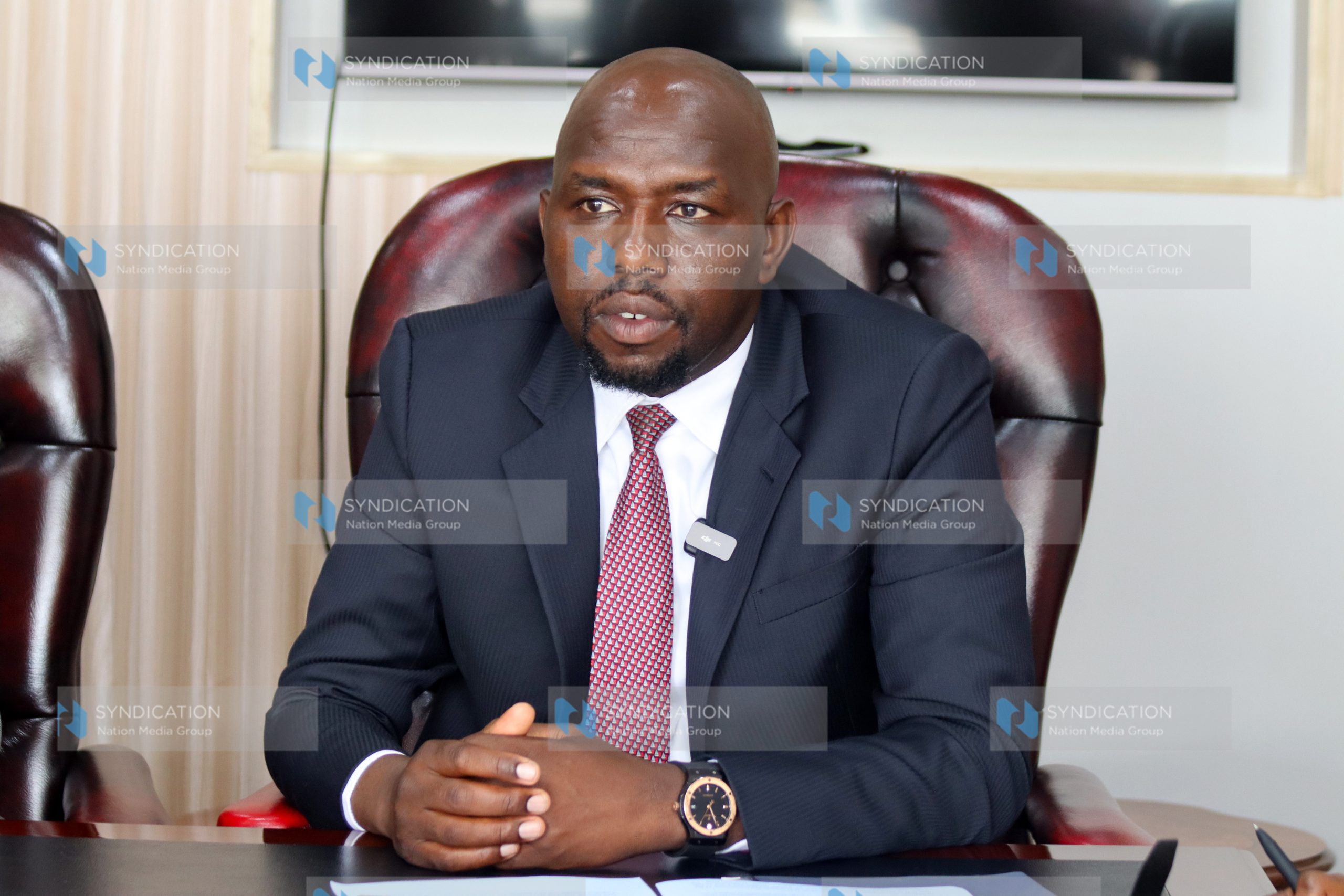 Kipchumba Murkomen addressing journalists