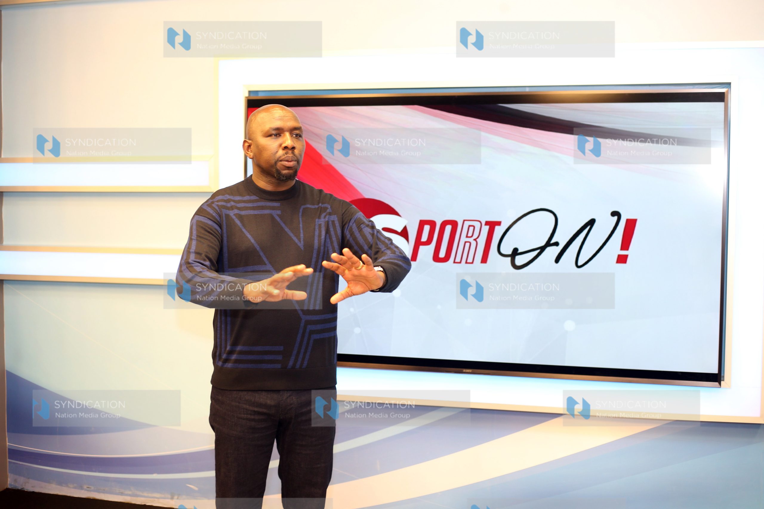 Kipchumba Murkomen during NTV live sports show
